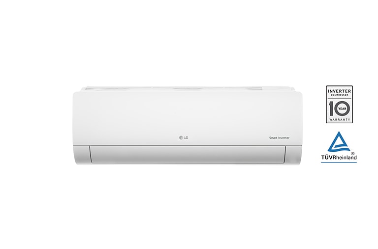 Vista frontale di LG Climatizzatore Smart Inverter Standard Plus Classe energetica A++ / A+ (Da A++ a E) 19dB(A) 9000 BTU P09EN